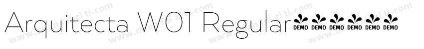 Arquitecta W01 Regular字体转换